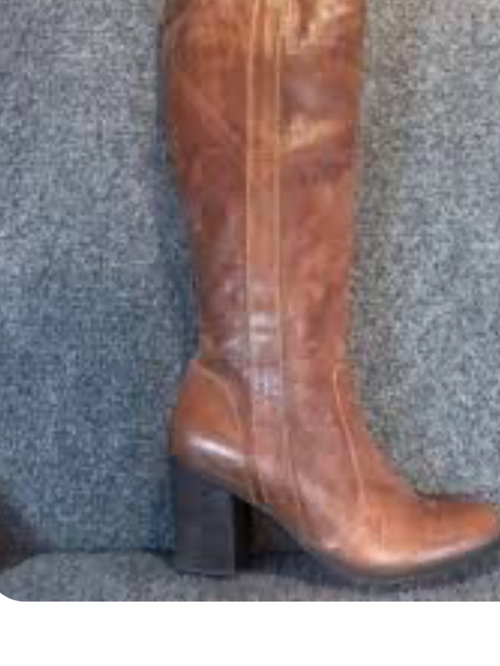 Freebies by Steven Woper Cognac Leather Boots
